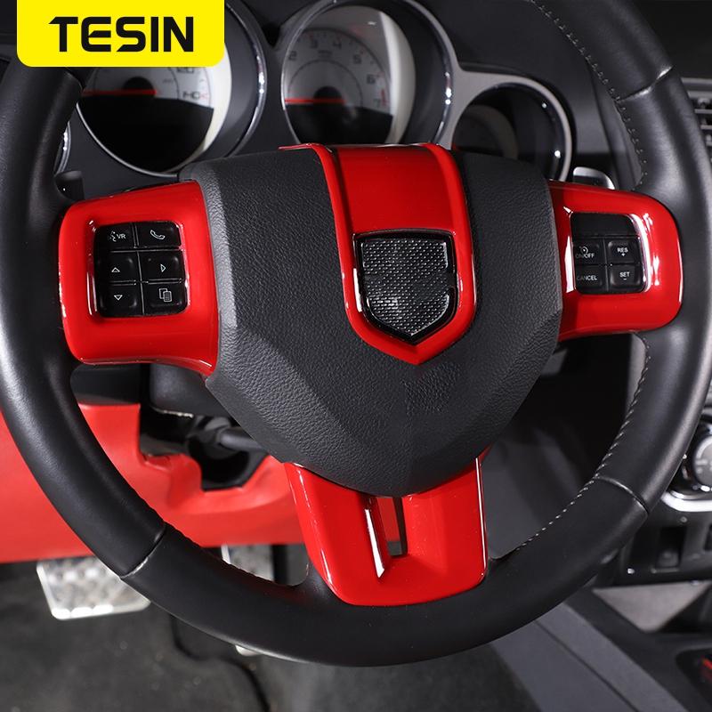 Декоративный чехол на руль автомобиля для Dodge Challenger Charger Durango Dart 2009-2014 Journey 2013-2022 Интерьер