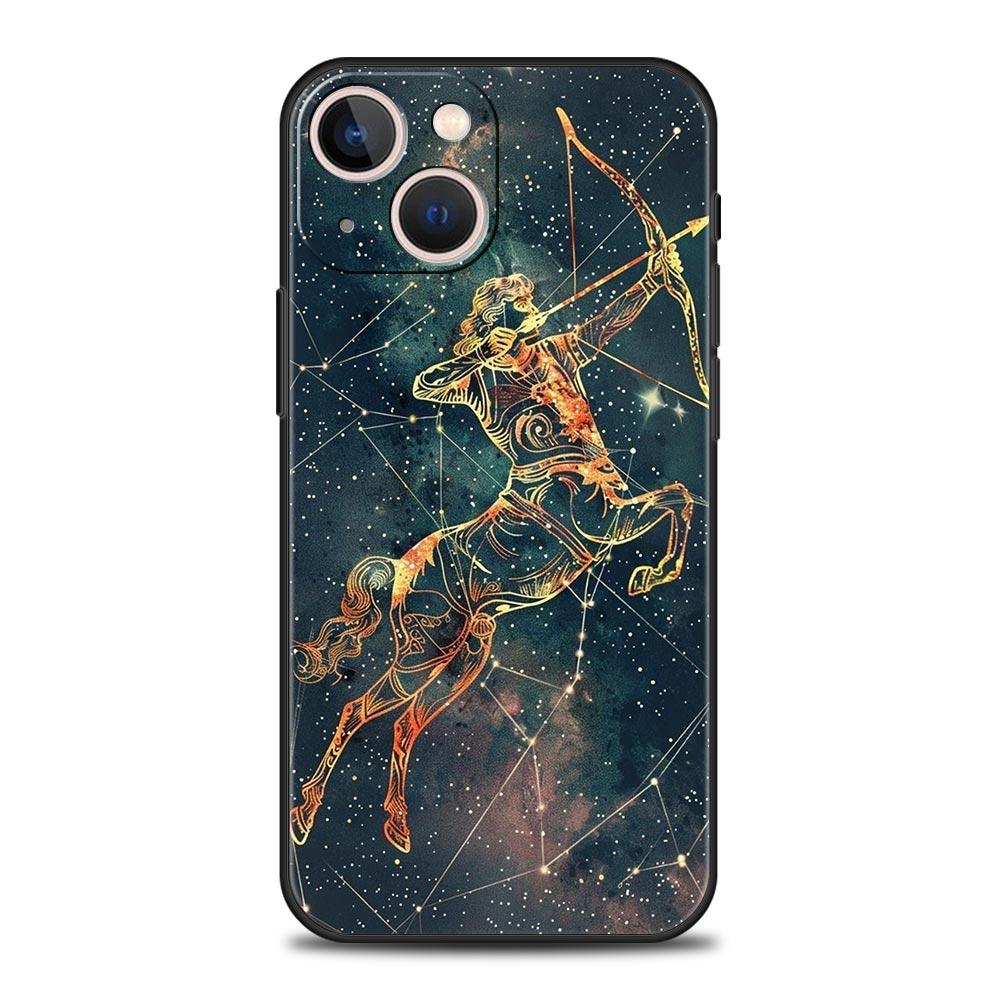 Чехол для телефона «Лунная Галактика Вселенная» для iPhone 17 16 15 Pro Max 11 12 13 14 7 8 Plus SE 2020 X XR XS Мягкий Черный