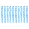 10Pcs Spiral Binding Coil Large Capacity Spine Comb 29mm Inner Diameter 30 Holes Set Kit Blue