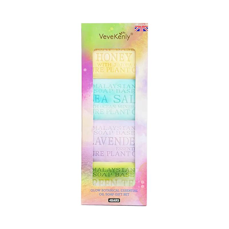 VEVEKENLY Botanical Essential Oil Fragrance Soap Gift Set