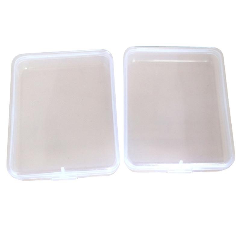 Transparent Plastic Storage Box Pocards Small Card Storage Box Organizer Box