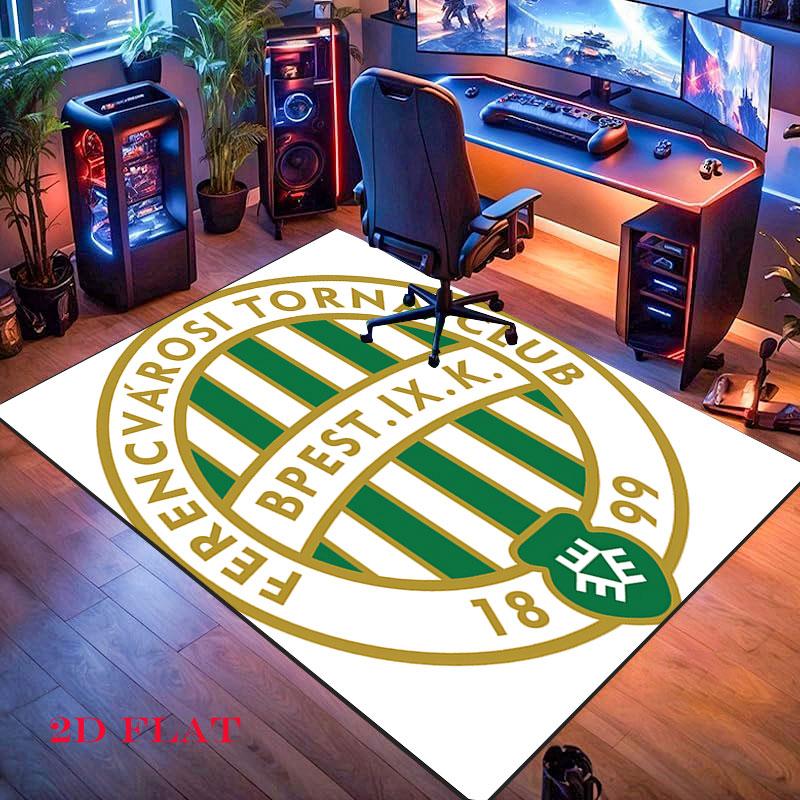 Ferencvaros Legacy Carpet Rug for Living Room Bedroom Home Sofa Decoration,Kids play Nonslip Floor Mat