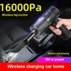 16000PA 150W Wireless Car Handheld Vacuum Cleaner Portable Powerful Suction Wet And Dry Smart Cordless Interior Accessories