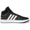 Adidas Hoops 3.0 Mid Core Black Men Sneakers Cloud-White Grey-Six GW3020
