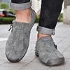 Spring and Autumn Men's Casual Leather Shoes Large Size Men's Driving Car Shoes Men's Breathable Handmade Casual Shoes