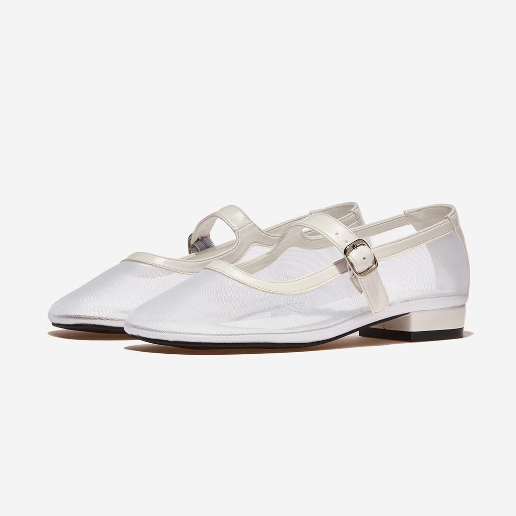 [FORMEL CAMELE] Love Pomel Прозрачные туфли Мэри Джейн, FLS1F1SP051, 1010112569, Популярная корейская обувь