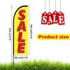 2 Sets Sale Themed Swooper Flag with Storage Bag Flagpole Kit and Ground Stake, 7 ft Sale Banner Feather Flag for Retail Store Business Advertising