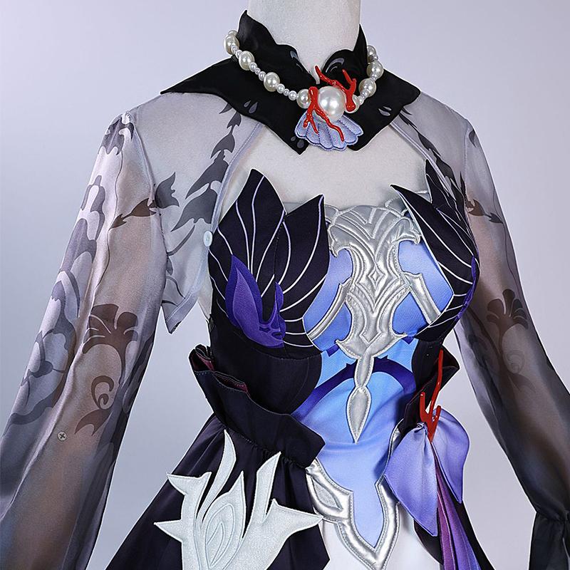 Игра Honkai Star Rail Костюм для косплея Hysilens Рыцарь, играющий на волнах Hysilens Женское платье Хэллоуин Карнавальная вечеринка Костюм