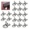 20Pcs Durable Shelf Holder Pegs - Easy Install Cabinet Shelf Brackets For Kitchen Wardrobe Closet Bookshelf - Versatile Shelving Hardware Anchors