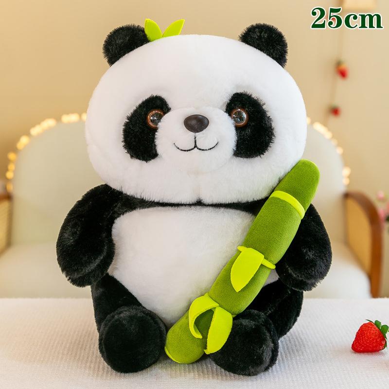 Набор плюшевых игрушек «Панда» из бамбуковой трубки, милые плюшевые игрушки, плюшевая игрушка, кукла-медведь, детский подарок