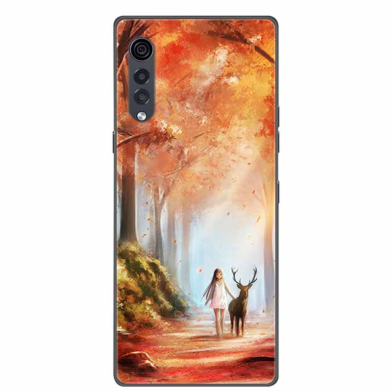 Для LG Velvet Чехол Черный Силиконовый Мягкий ТПУ Задняя Крышка Чехол Для LG Velvet2 Pro Funda Для LG Velvet 5G LM-G900EM Бампер Coque Capa