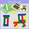 Educational Wooden Toy With Colorful Geometric Blocks For Early Learning