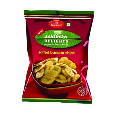 Соленые банановые чипсы (180 г), Salted Banana Chips, Haldiram's