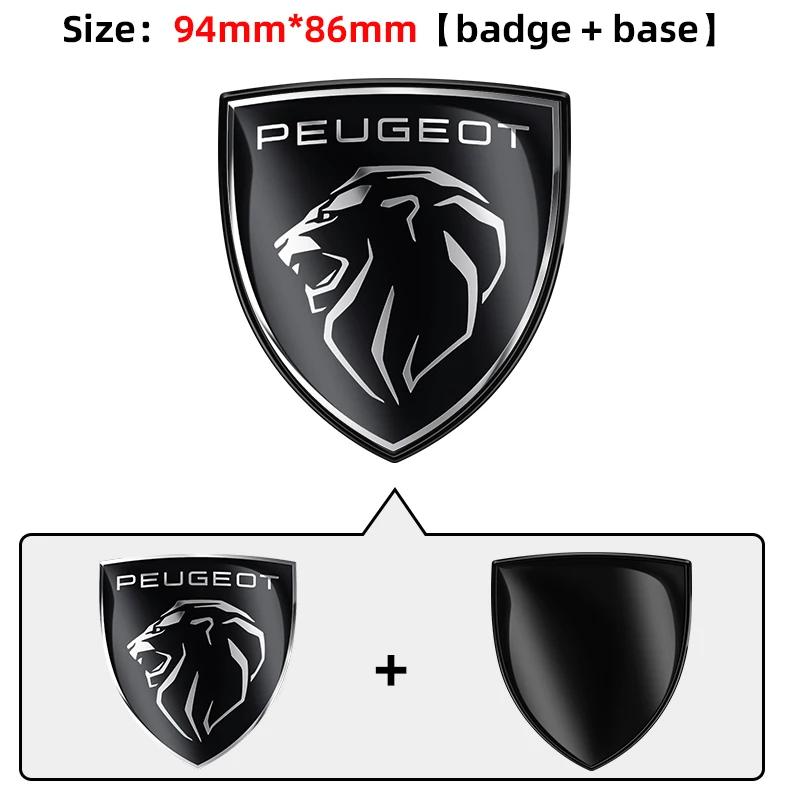 Car Sticker 3D Metal Badge Trunk Body Window Side Decoration for Peugeot 408 4008 308 3008 Rifter 5008 508 2008 208 301 RCZ 407