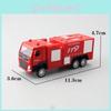 Fire Rescue Alloy Car Model With Door Opening Design For Gift Childrens
