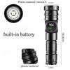 Most Powerful LED Flashlight White Laser Tactical Flash Light USB Rechargeable Zoom Torch Long Range Lamp Camping Lantern