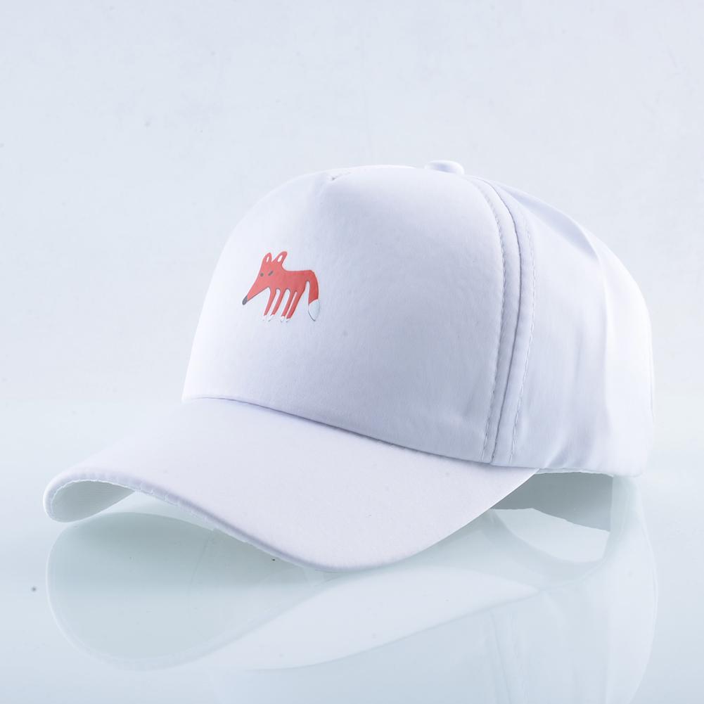 Бейсболка для мальчиков и девочек, милые шапки Snapback с лисой, детская сезонная весна-лето, уличная шляпа с регулируемым козырьком