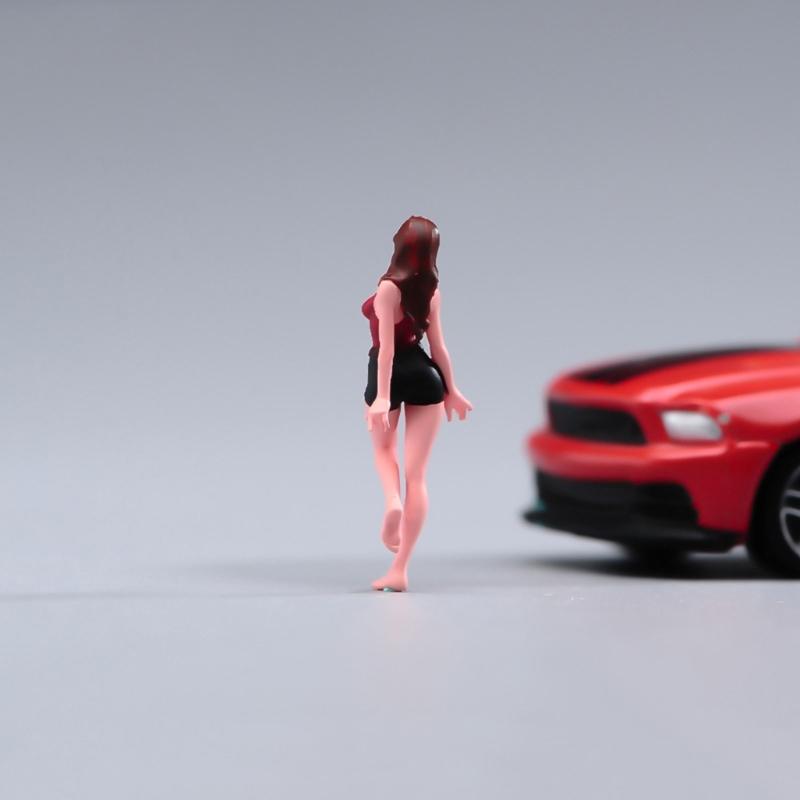 Миниатюрная модель сцены в масштабе 1:64 Ручная работа Изысканные смолы Фигурка человека для украшения дома и витрины
