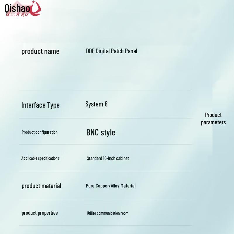 19-inch DDF Digital Patch Panel with BNC Connectors