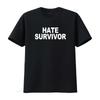 Футболка Hate Survivor Официальная из музыкального клипа Дрейка 8AM IN CHAROLETTE Крутая винтажная стираная мягкая дышащая дизайнерская одежда