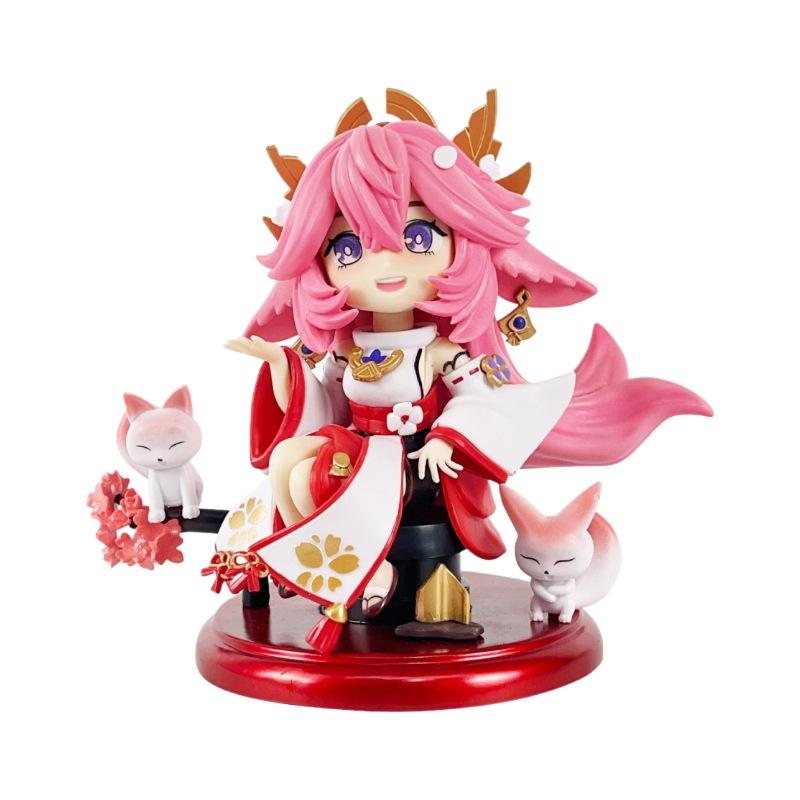 Аниме фигурка Яэ Мико модель куклы фигурка девушка фигурка коллекционное украшение детская игрушка