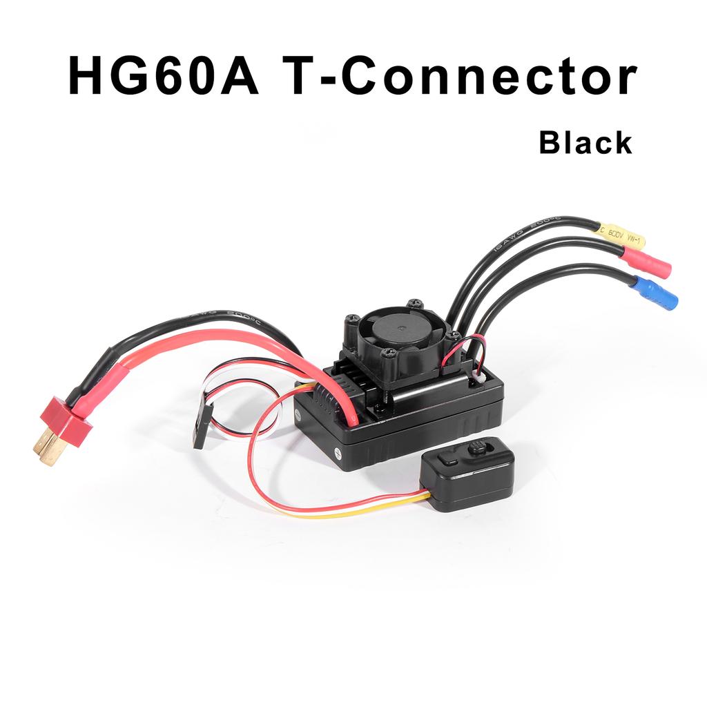 HG35A RC sensorless brushless waterproof 35A ESC suitable for 1/18 RC compatible with various brushless servos Simply operation