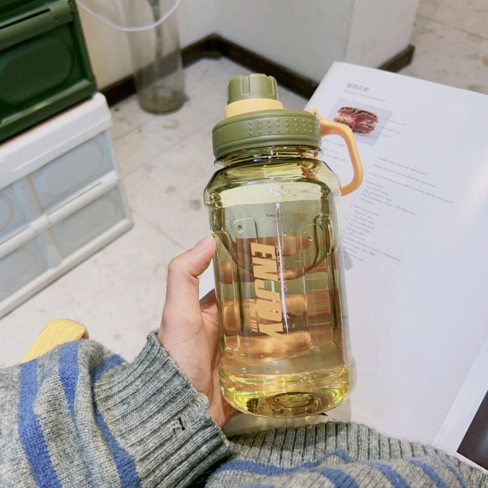 Plastic Water Bottle Large-Capacity Water Cup Cute Sport Bottle  Summer