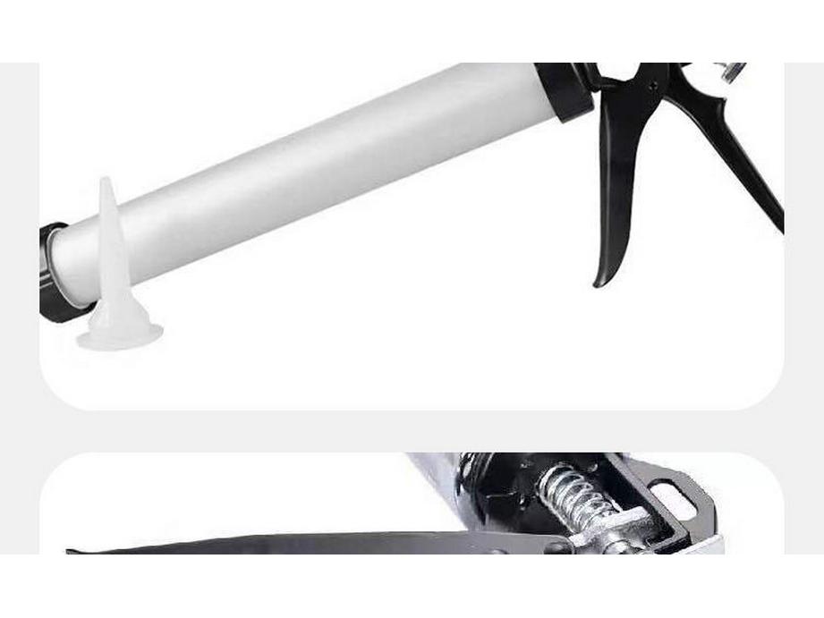 995 Универсальный алюминиевый и нержавеющий пистолет для структурного клея - Экономящий силы инструмент для герметизации мягких туб и клея для стекла