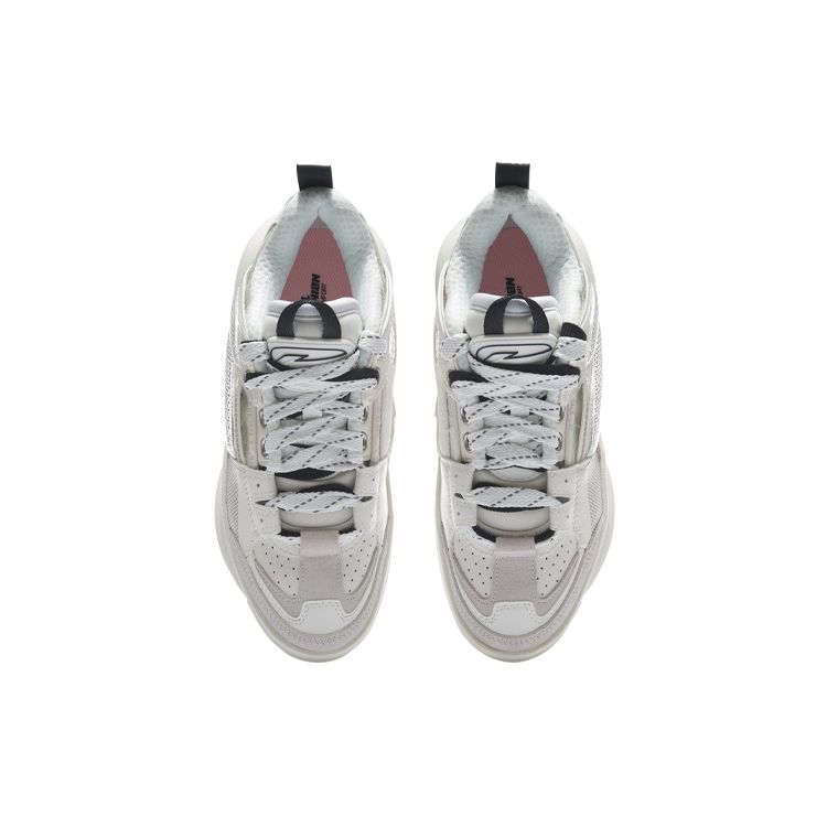 Li Ning Wei Wu Zen светоотражающие повседневные износостойкие легкие нескользящие низкие кроссовки для скейтбординга женские кроссовки белые AGCR272-2