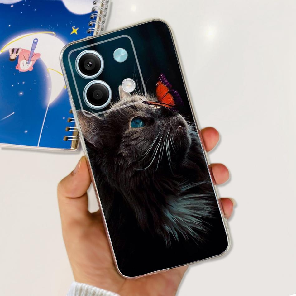For Xiaomi Redmi Note 13 4G Case Redmi Note 13 Pro 4G Global Cute Soft Silicone TPU Slim Cover For Redmi Note13 13Pro 4G