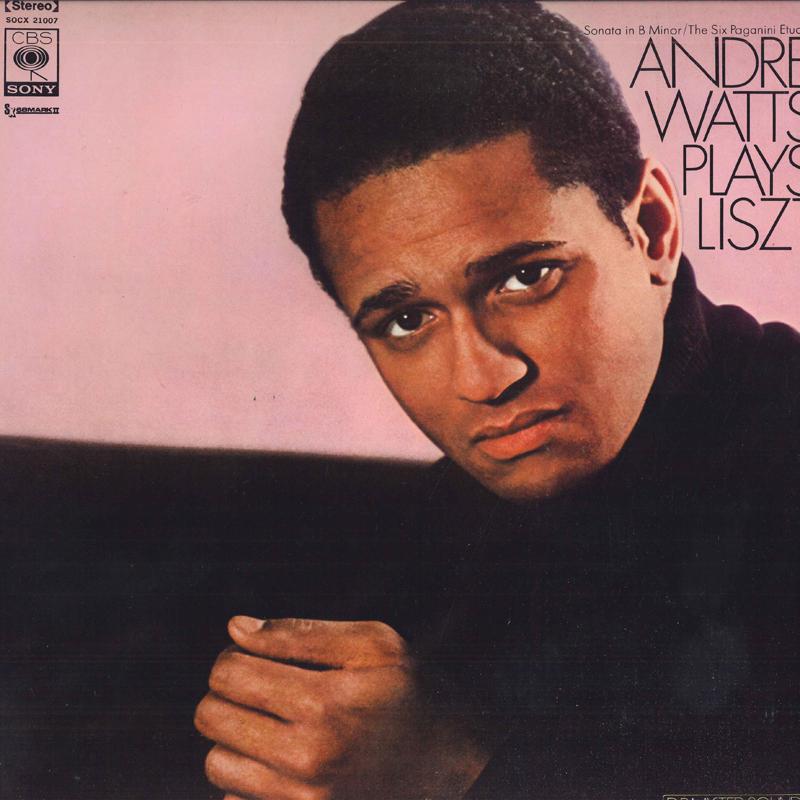 LP Record ANDRE WATTS Liszt Piano Sonata In B Minor Pag SOCX21007 CBS SONY Japan Classical Used