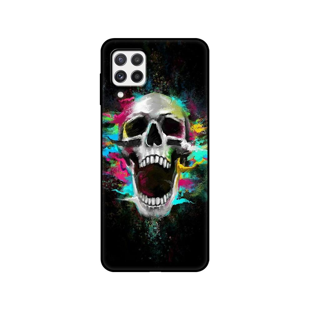 Чехол для Samsung A22, задняя крышка для телефона Samsung Galaxy A22 5G 4G Galaxy A22S 5G, мягкий силиконовый бампер, чехол Etui, черный чехол из ТПУ