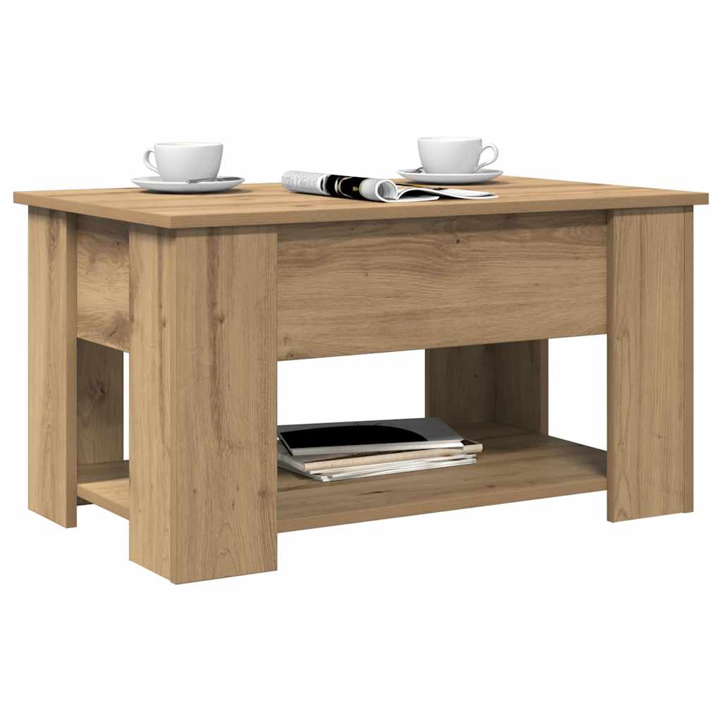 Coffee Table Artisan Oak 79 x 49 x 41 cm Particleboard