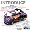 1:24 Pagani Huayra Dinastia 720s Miniature Sportscar Model Diecast Alloy Toys Doors Opened Sound Light Pull Back Vehice Boy Gift