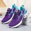 Sneakers Women's Spring New Women's Shoes Temu Large Size Casual Breathable Lace-up Air Cushion Running Shoes Women