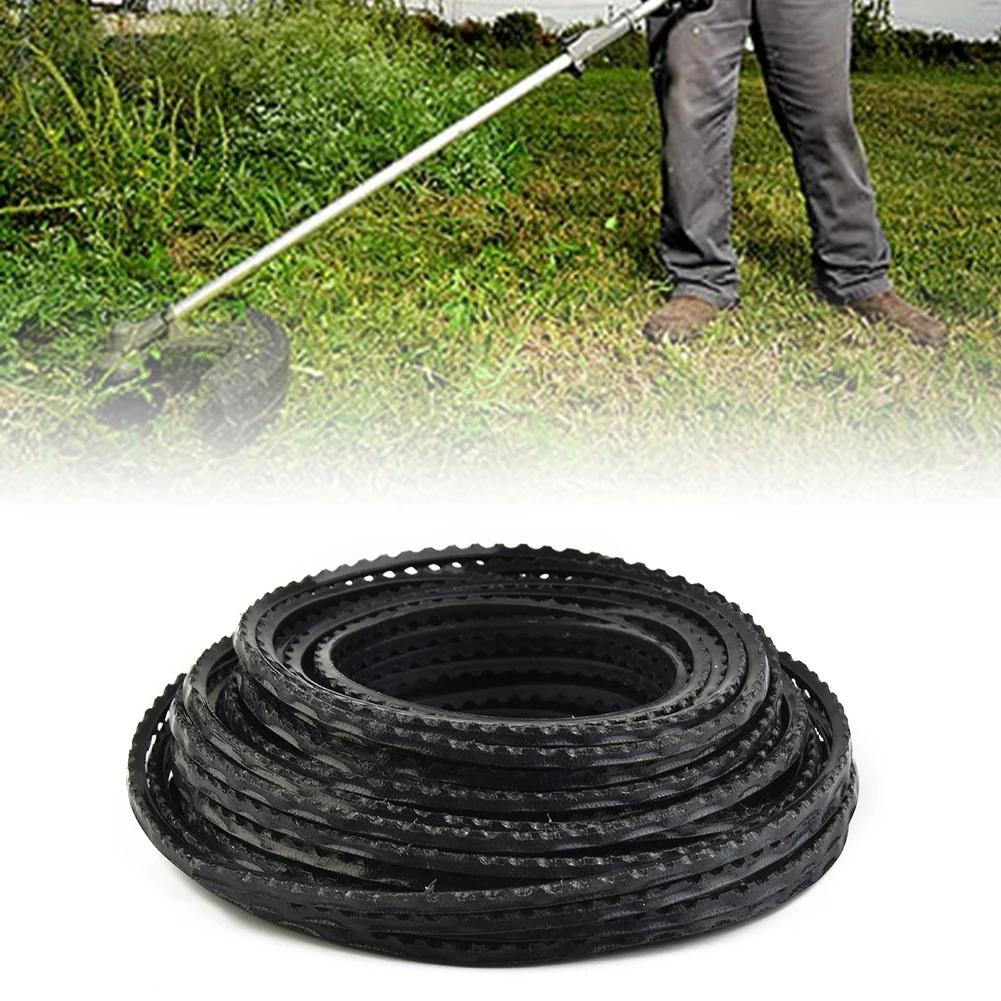 15Mx3mm Heavy Duty Lawn Mower Rope Line Low Noise-High Density For Brush Cutter Power Nylon Line Grass Cutting Cutter Parts
