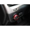 Red Headlight Switch Knob Ring Trim Cover for Jeep Cherokee 2014+/Renegade 16+