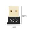 Mini USB Bluetooth 5.0 Adapter Wireless Dongle Adapters Support Computer Laptop For Windows 7/8/8.1/10/Vista/XP Audio Transmitte