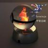 New Pokmon Crystal Ball Night Light Snorlax Vulpix Anime Peripherals Fashion Delicate Personality Room Emit Light Ornament