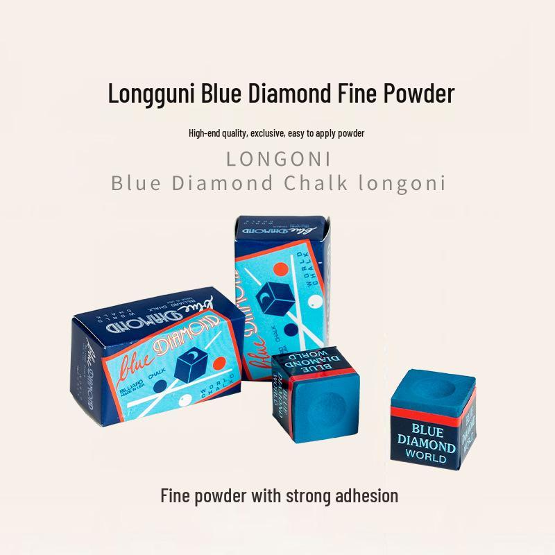 Мел Longoni Blue Diamond для бильярда, снукера и пула