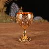 30ML Gold Vintage European Style Wine Glasses Champagne Glasses Beverage Goblet Cocktail Cup Creative Gift for Bar Home Decor