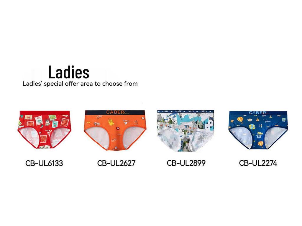 Caber Women's Antibacterial Triangle Briefs – Comfortable, Breathable, Sexy, Clearance