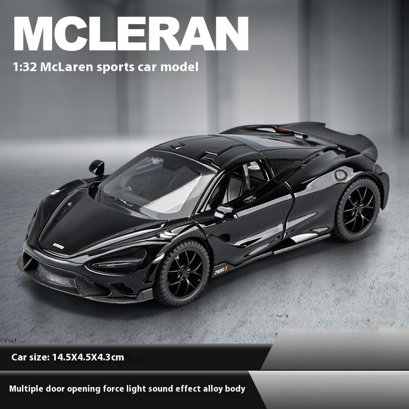 1/32 Mclaren 765LT Серия Суперкаров Металлический Литой Модель Автомобиля Книжный Шкаф Библиотеки Декорации Подарки для Друга Коллекция Хобби