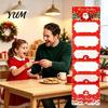 Christmas Surprise Pull-out Card Cash Gift Envelopes, 6 Slots Foldable Money Holder, DIY Santa Claus Box Holiday Booklet for Xmas Parties, Family