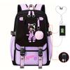 Harajuku Simple and Versatile Aphmau Junior High School Student School Bag Female Lightweight Large Capacity Middle School Student Backpack