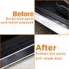 4PCS Car Door Sill Protector, Universal Threshold Protection For Cars, Automotive Rubber Scratch Resistant Entry Sill Guards, Doors Edge Step Dust