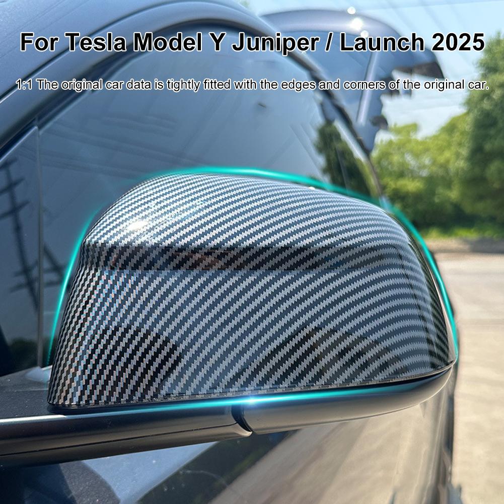 Накладка на боковое зеркало заднего вида для Tesla Model Y Launch 2025+ Juniper 2025 Модифицированные накладки Накладка на зеркало боковой двери Автомобильные детали кузова