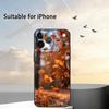 Осенние листья P-тыква Чехол для телефона для iPhone 17, 16, 15, 14, 13, 12, 11 Plus, Pro Max, Другие Мягкий черный чехол