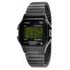 Часы Timex T80 34 мм, черные, с ремешком-расширителем из нержавеющей стали –