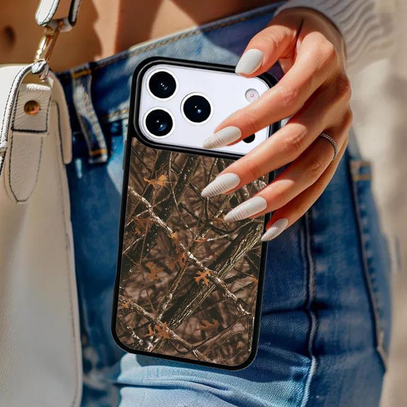 Охотничий камуфляжный чехол для телефона для iPhone 17 Air 14 15 13 12 Max Чехол для Apple 14 15 16 16e 11 Pro Max Plus